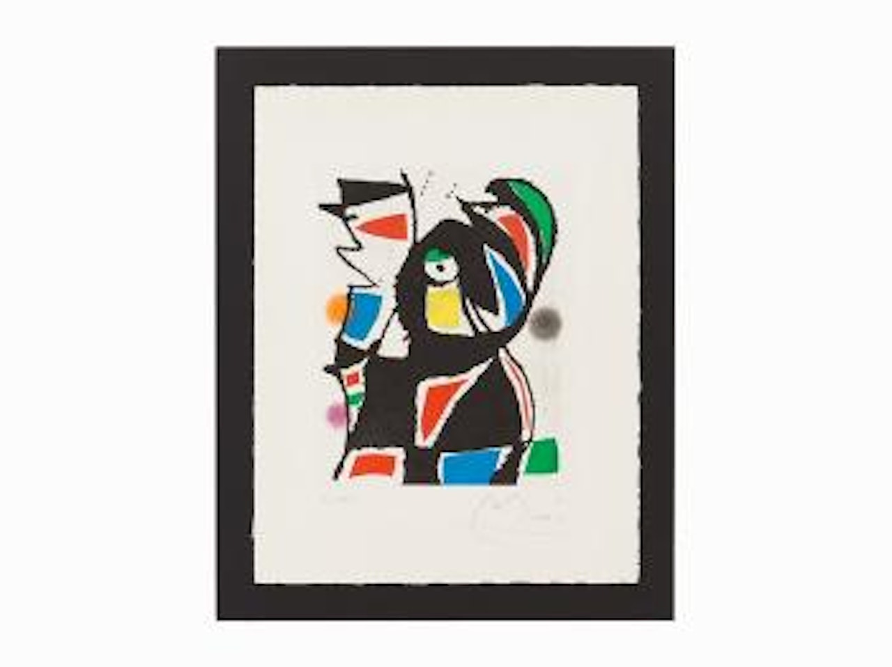 Plate 15 from Le Manteau Sans Maître by Joan Miró