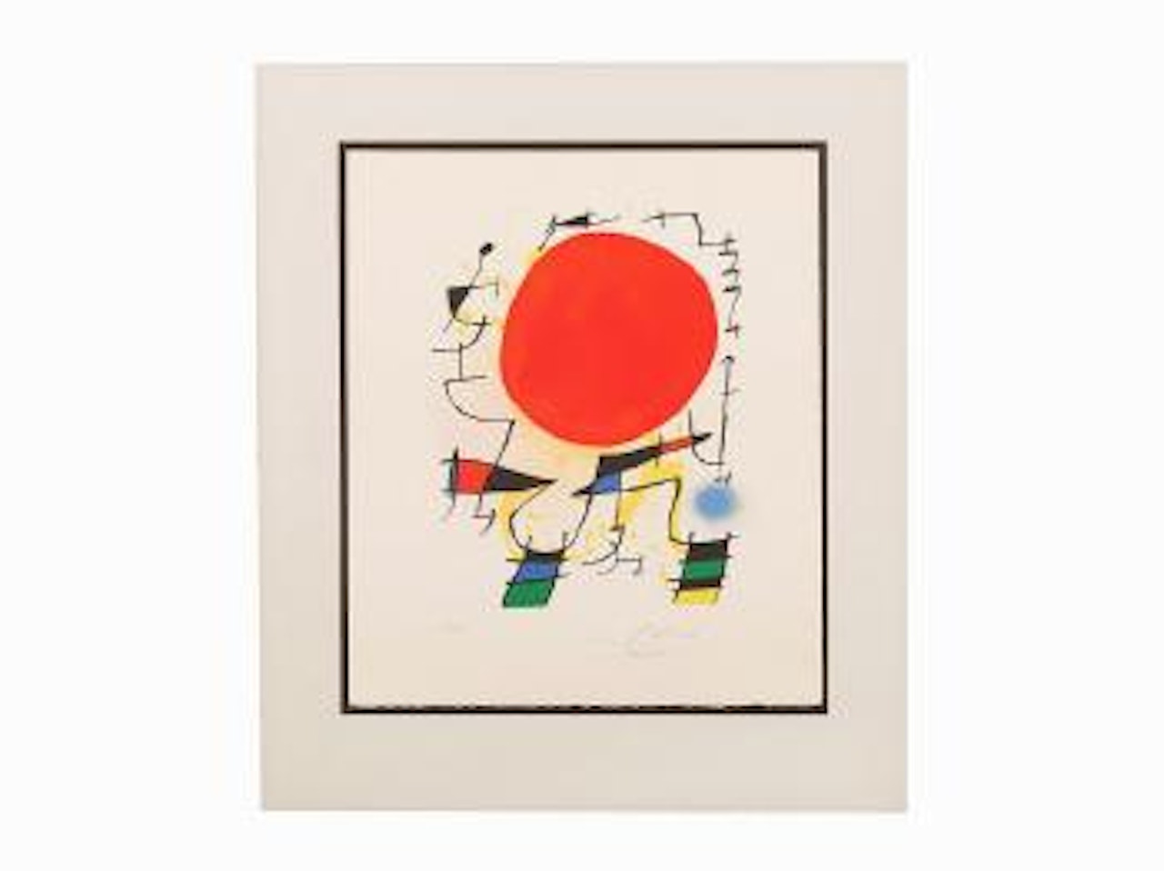 Le Soleil Rouge by Joan Miró