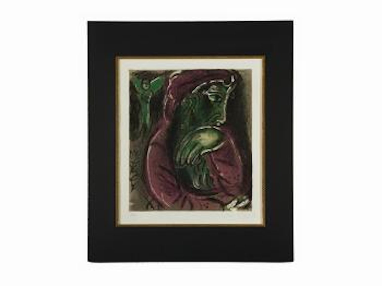 Job Désespéré by Marc Chagall