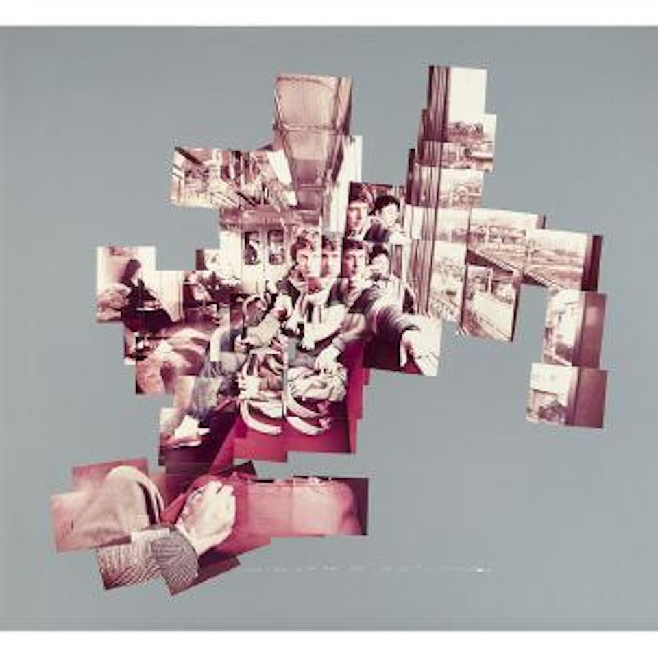 Gregory and Shinro on the Train, Japan by David Hockney