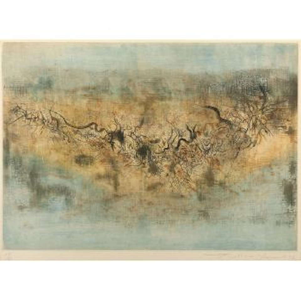 Vent et poussière by Zao Wou-Ki