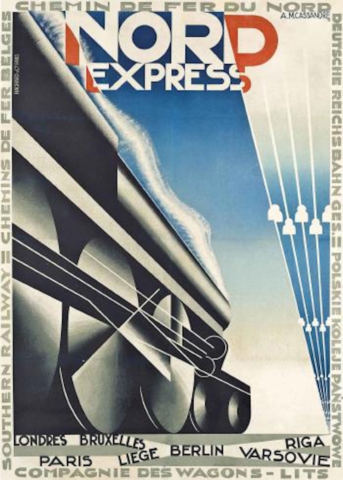 Nord Express by Cassandre (Adolphe Jean-Marie Mouron)