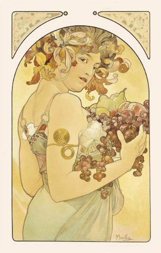 Le Fruit by Alphonse Mucha