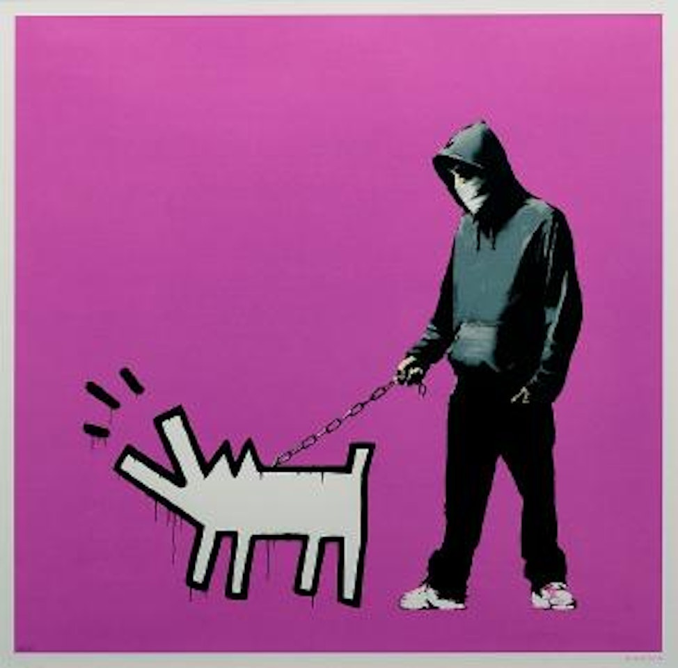 Choose Your Weapon (Bright Purple) by Banksy