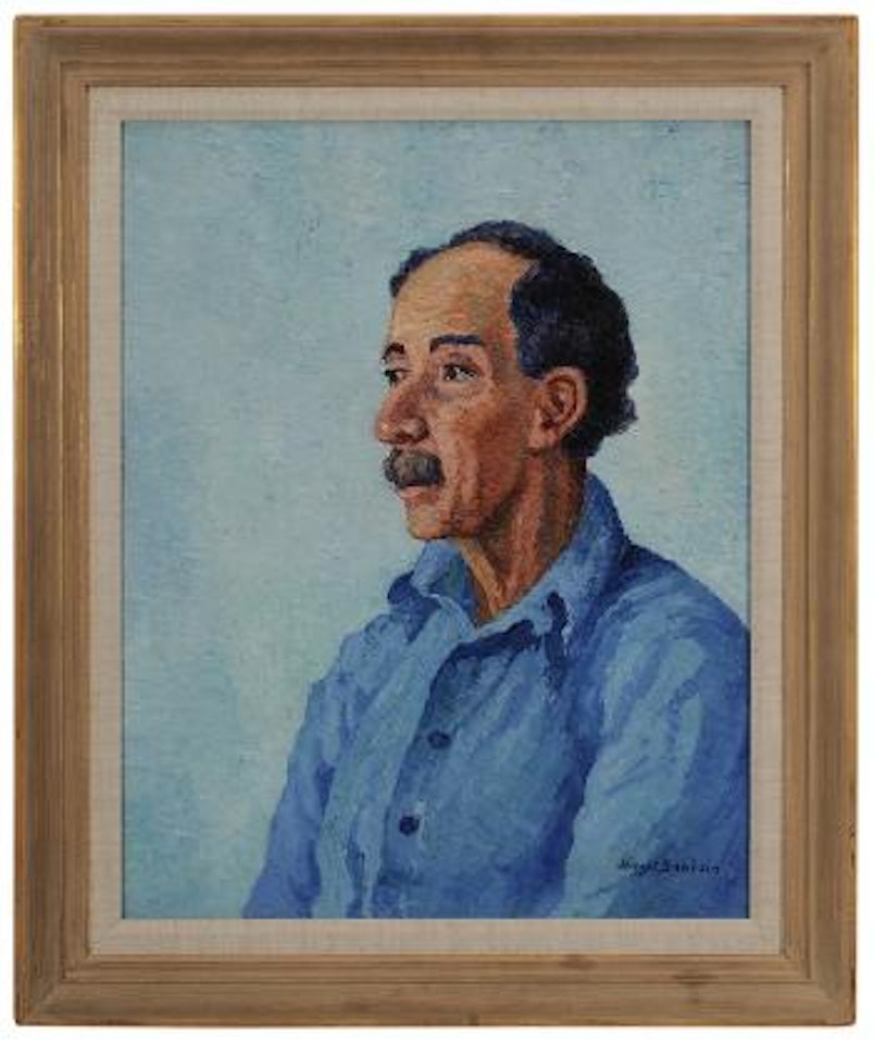 Portrait of H.F. Costa (Mountain hermit) by Birger Sandzen