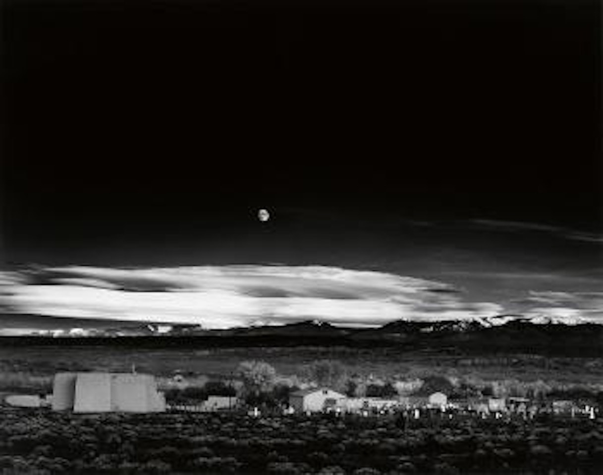 Moonrise, Hernandez, New Mexico by Ansel Adams