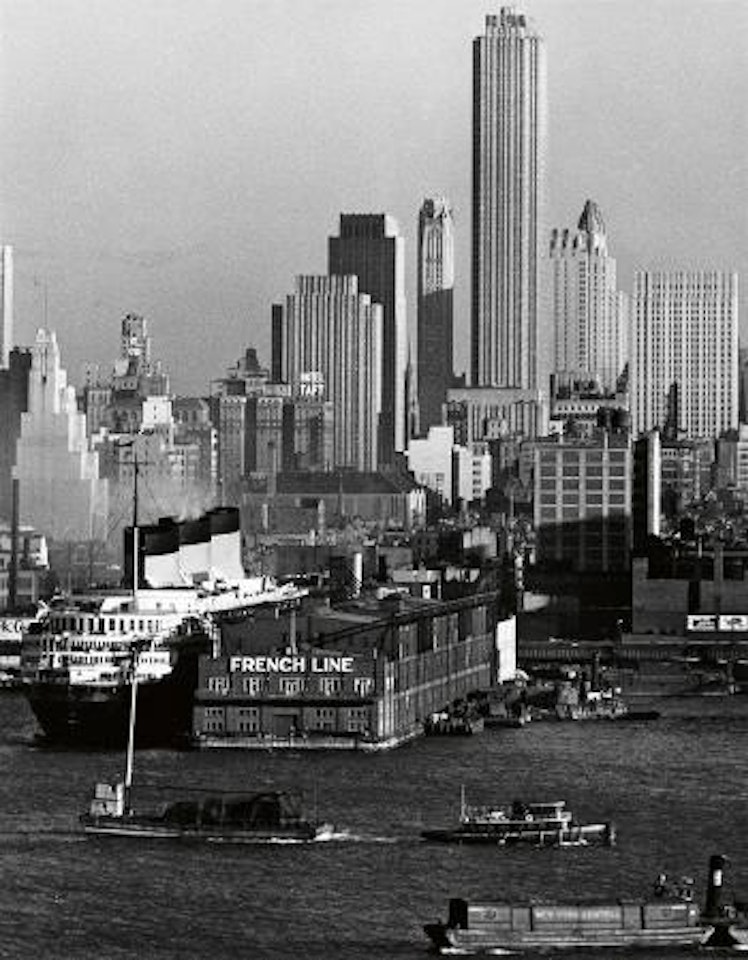 Manhattan Skyline II: From Weehawken, New Jersey by Berenice Abbott