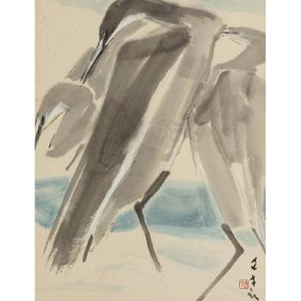 Herons by Chen Wen Hsi