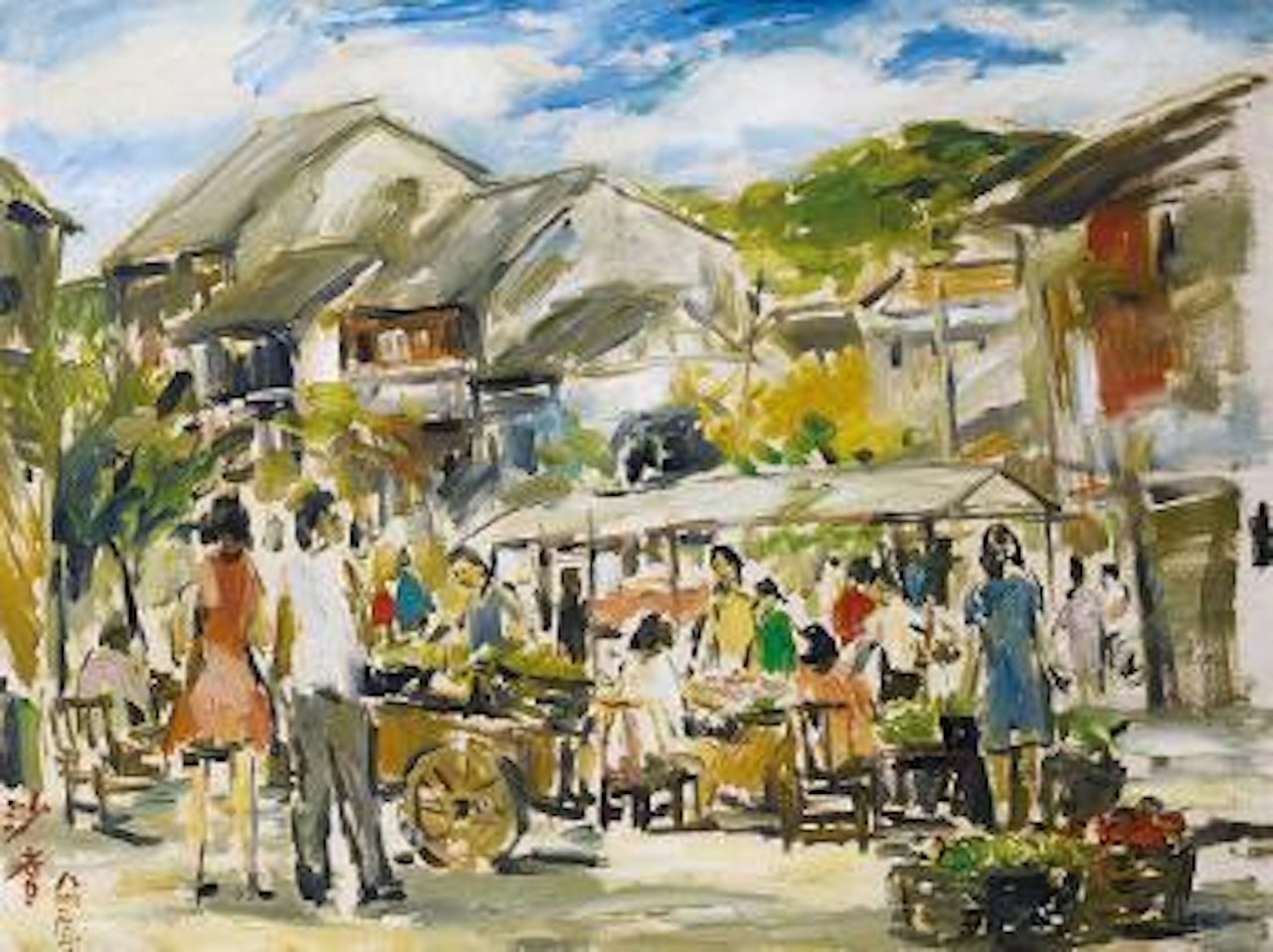 Street Market by Sha Qi