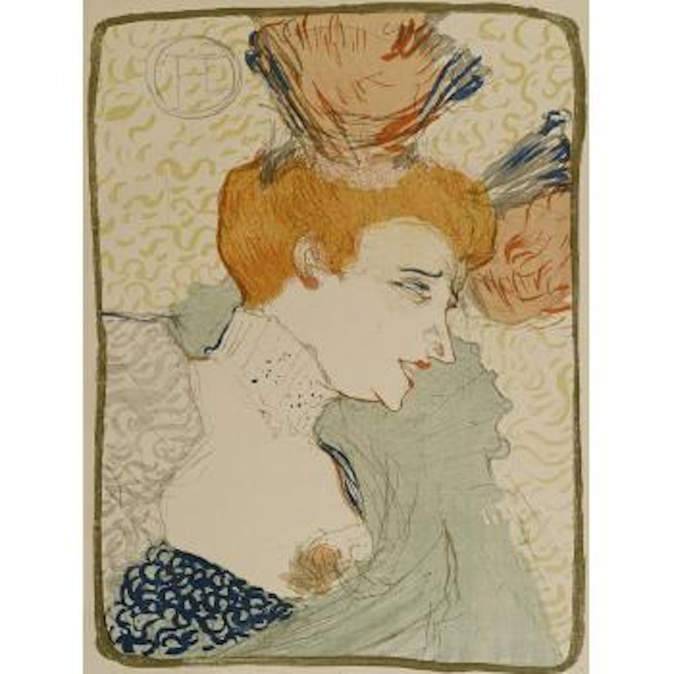 Mademoiselle Marcelle Lender, en buste (W. 99; D. 102; Adr. 115) by Henri de Toulouse-Lautrec