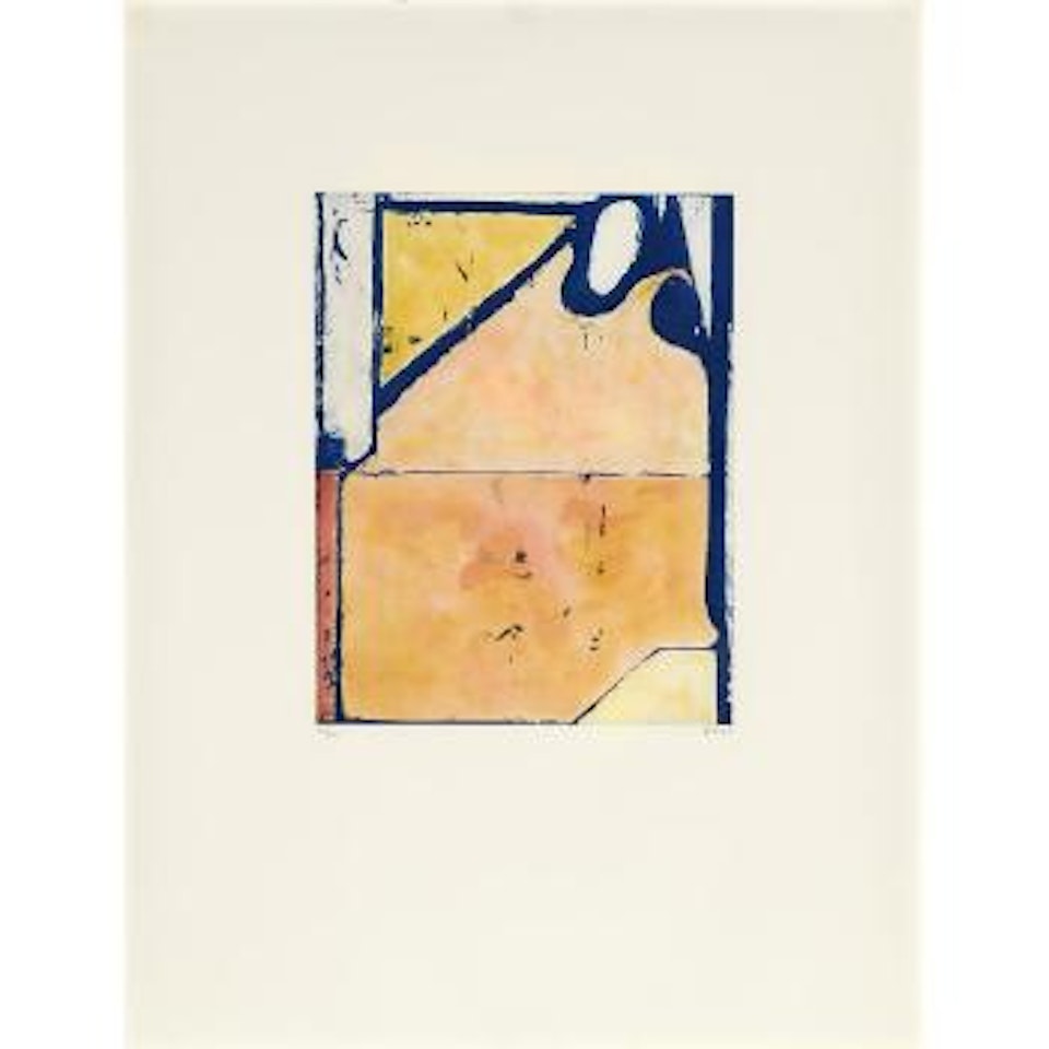 Blue Loop, from Eight Color Etchings by Richard Diebenkorn