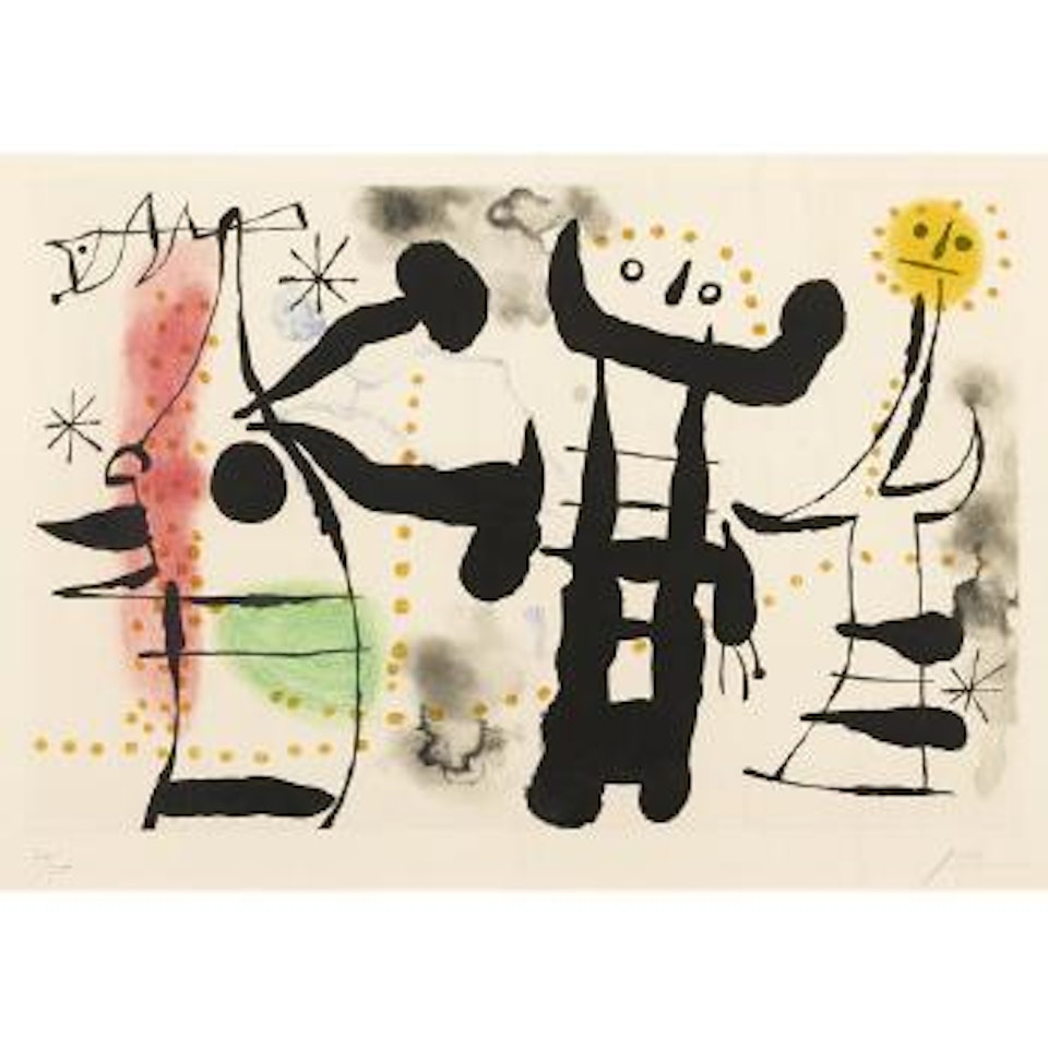 Les Philosophes II (D. 156) by Joan Miró