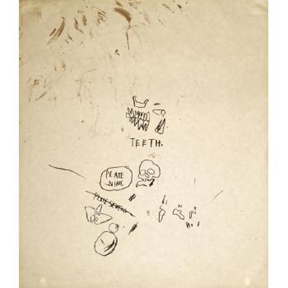 Untitled (Teeth), from Leonardo by Jean-Michel Basquiat