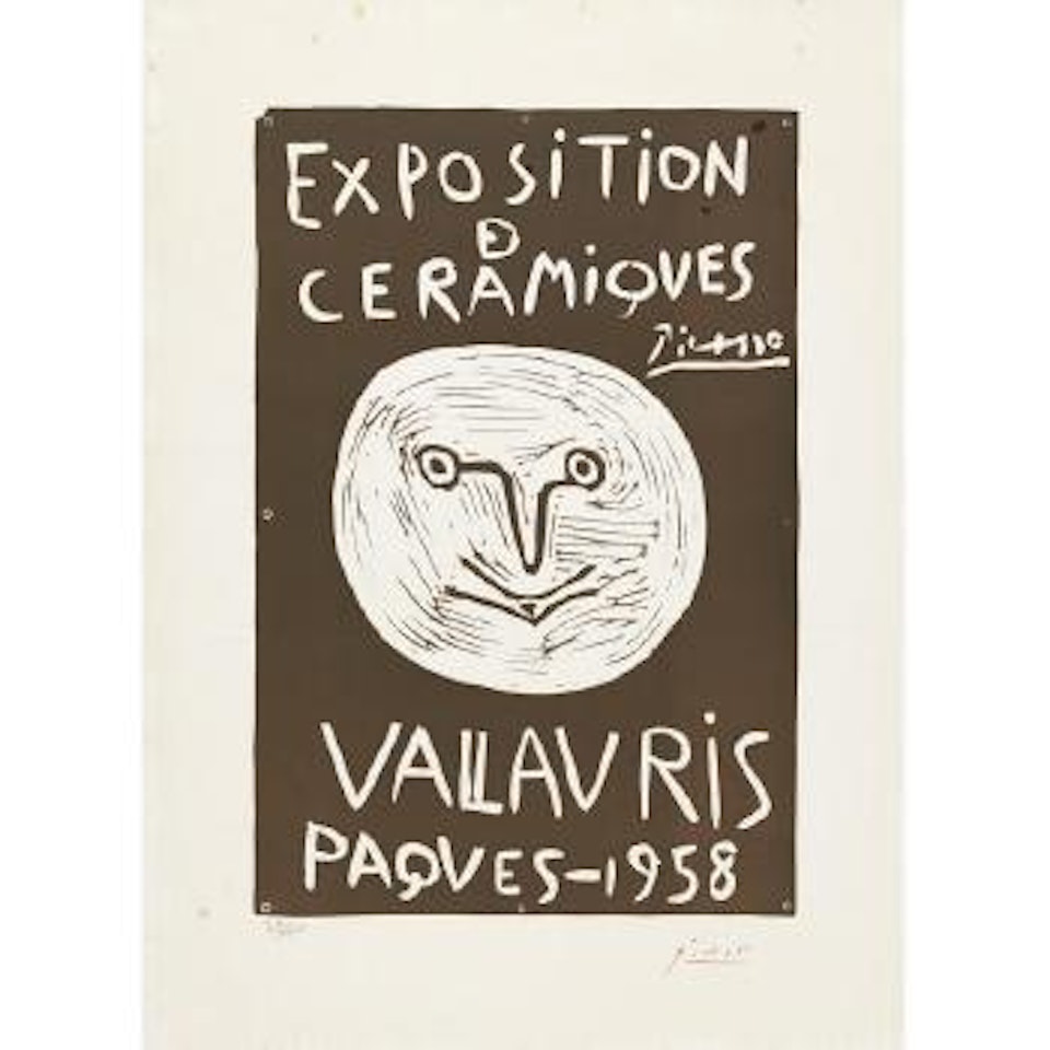 Exposition CÃ©ramique Vallauris (B. 1279; Ba. 1047; Cz. 29) by Pablo Picasso