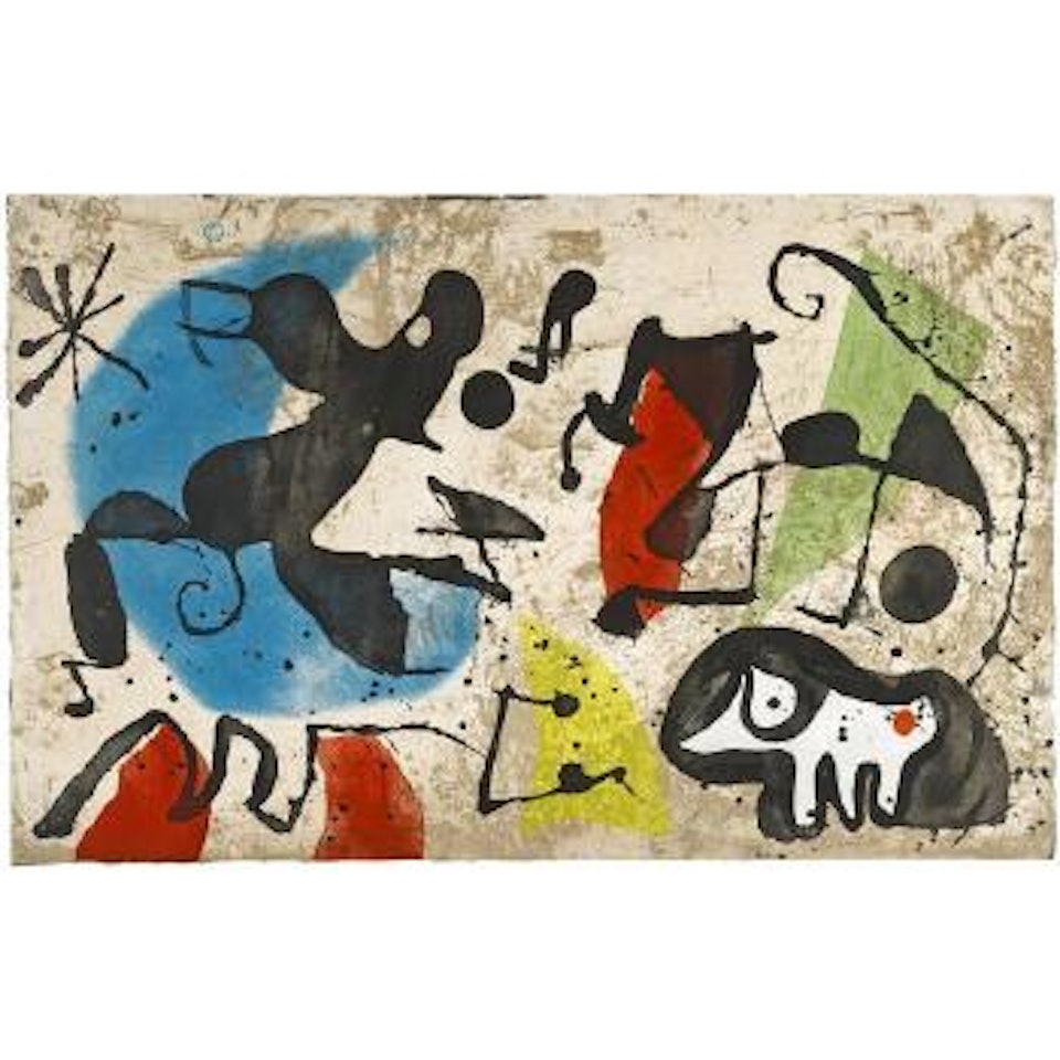 Els Gossos V (D. 1101) by Joan Miró