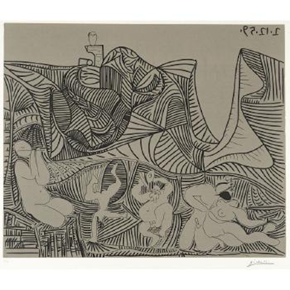 Bacchanale au hibou (B. 938; Ba. 1265) by Pablo Picasso