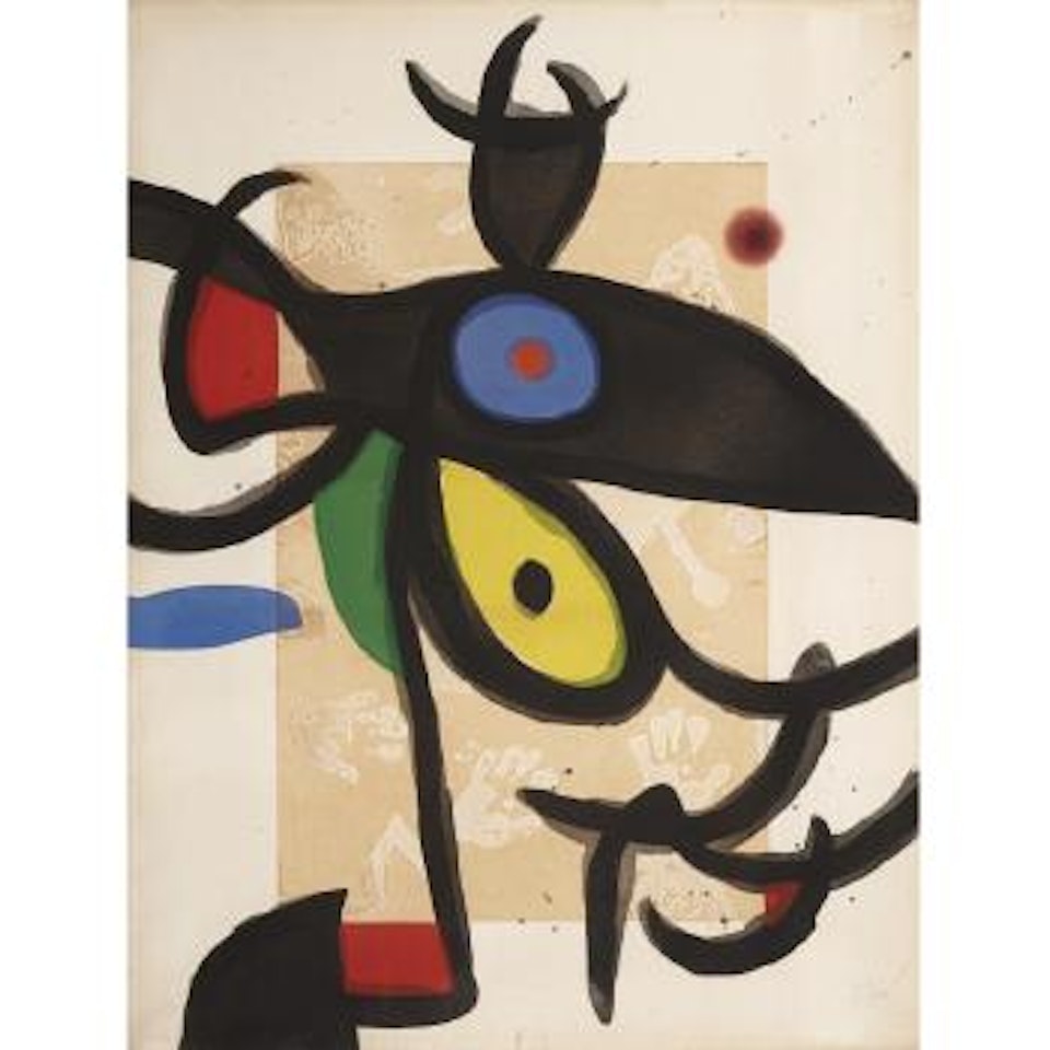 Inceste au Sahara (D. 766) by Joan Miró