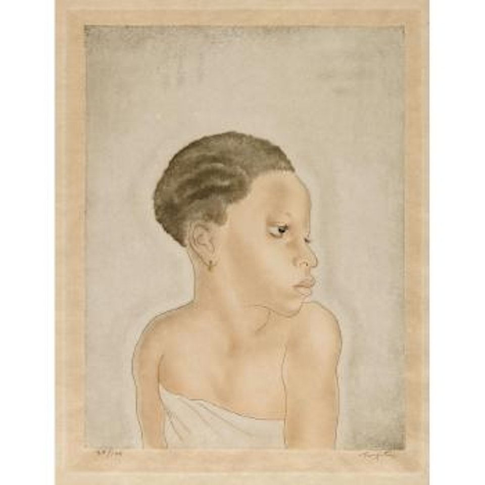 La Petite Africaine, from Les Enfants (B. 29.28) by Leonard Tsuguharu Foujita