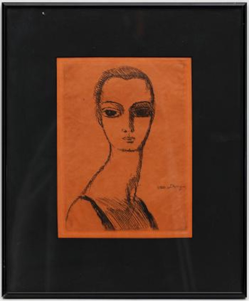 Jeune fille au cou de cygne by Kees van Dongen