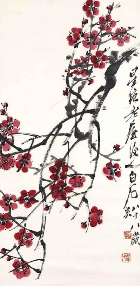 Fleurs De Prunus by Qi Baishi