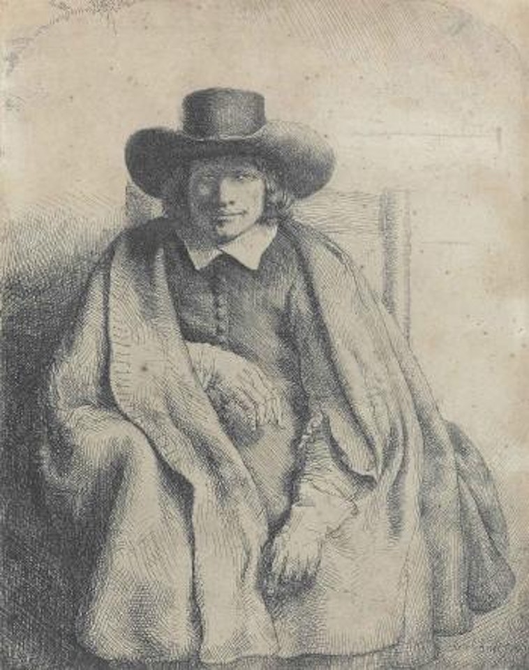 Clemente De Jonghe, Printseller by Attributed to Rembrandt Harmensz van Rijn