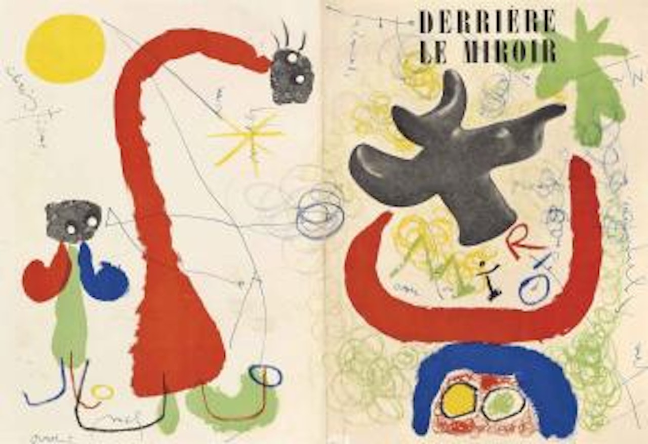 Derrière Le Miroir by Joan Miró