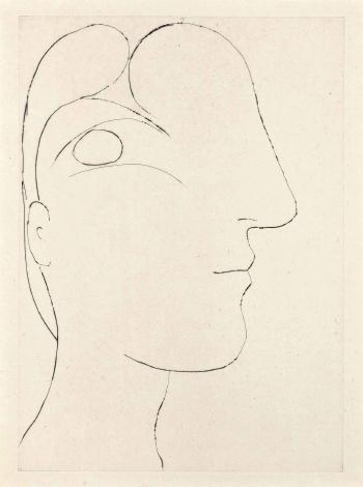 TÃªte de Femme, de Profil Ã  droite by Pablo Picasso