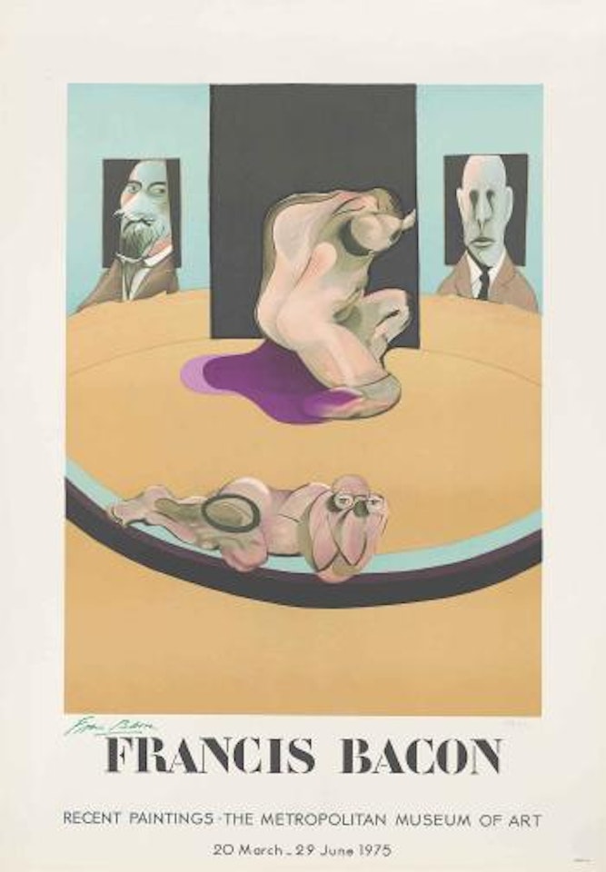 Metropolitan Museum of Art (Exhibition Poster) by Francis Bacon