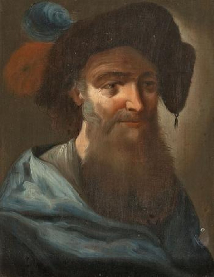 Head of a Man by Christian Wilhelm Ernst Dietrich
