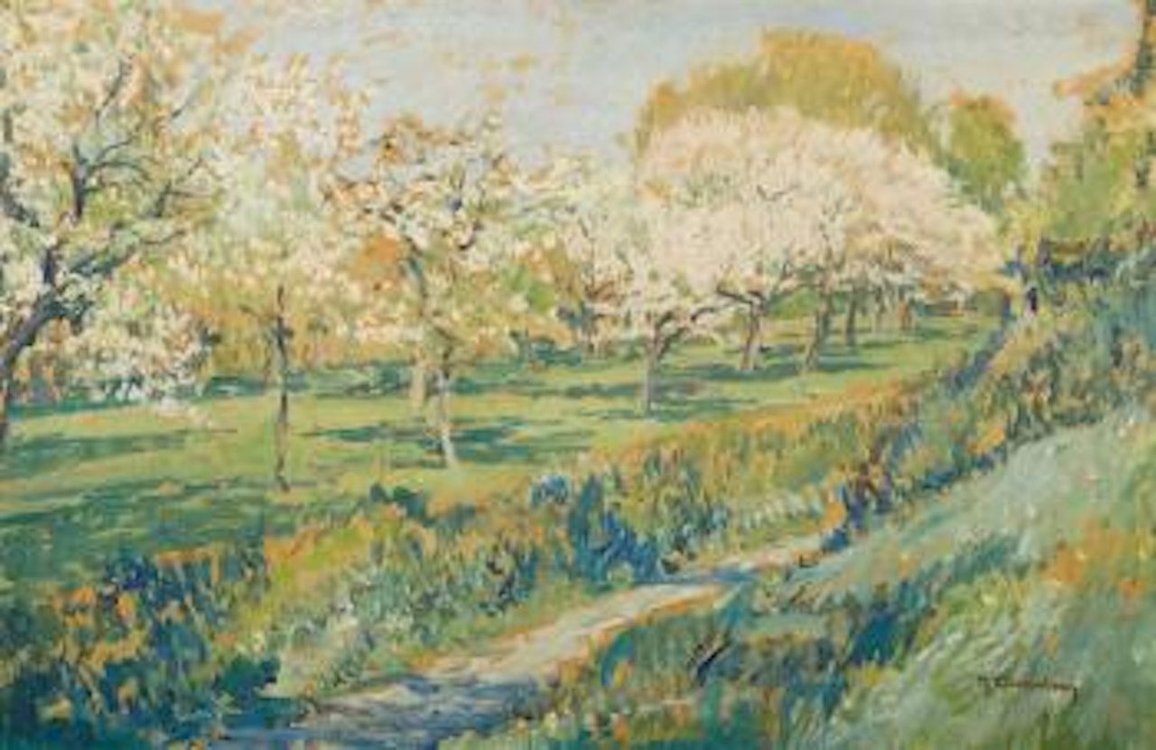 Spring in Wittlaer by Max Clarenbach