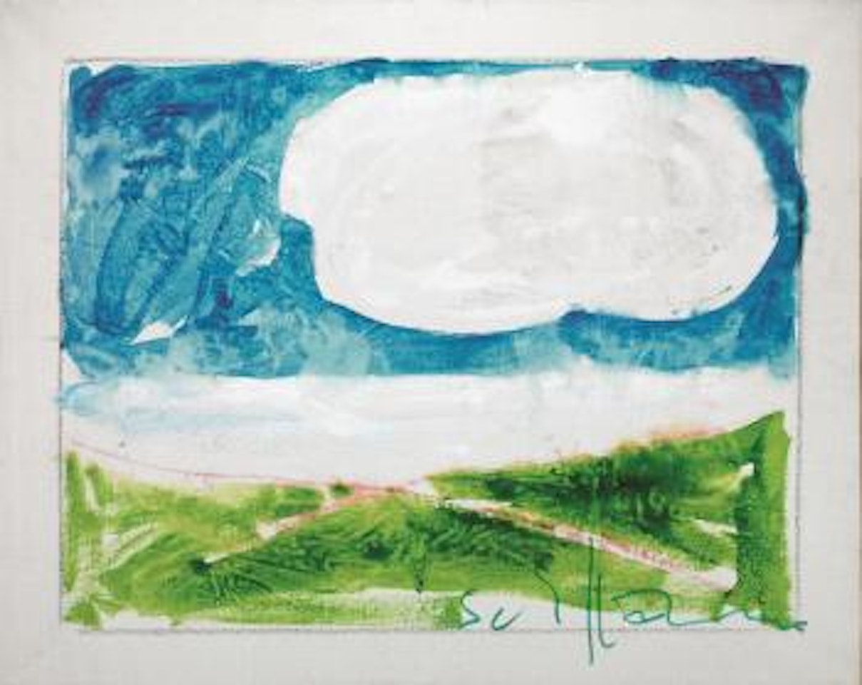 Paesaggio anemico by Mario Schifano