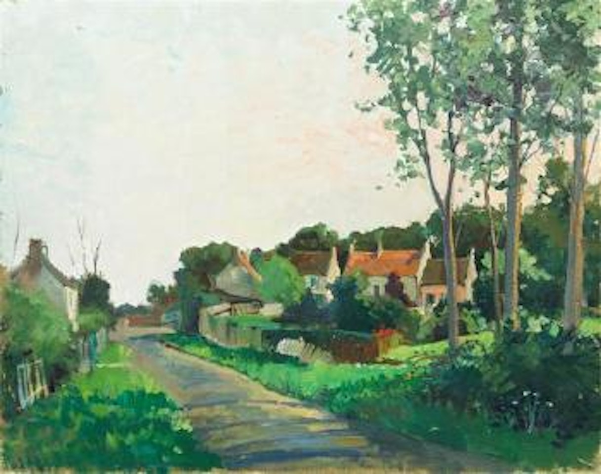 Road Through a Village by Constantin Kluge