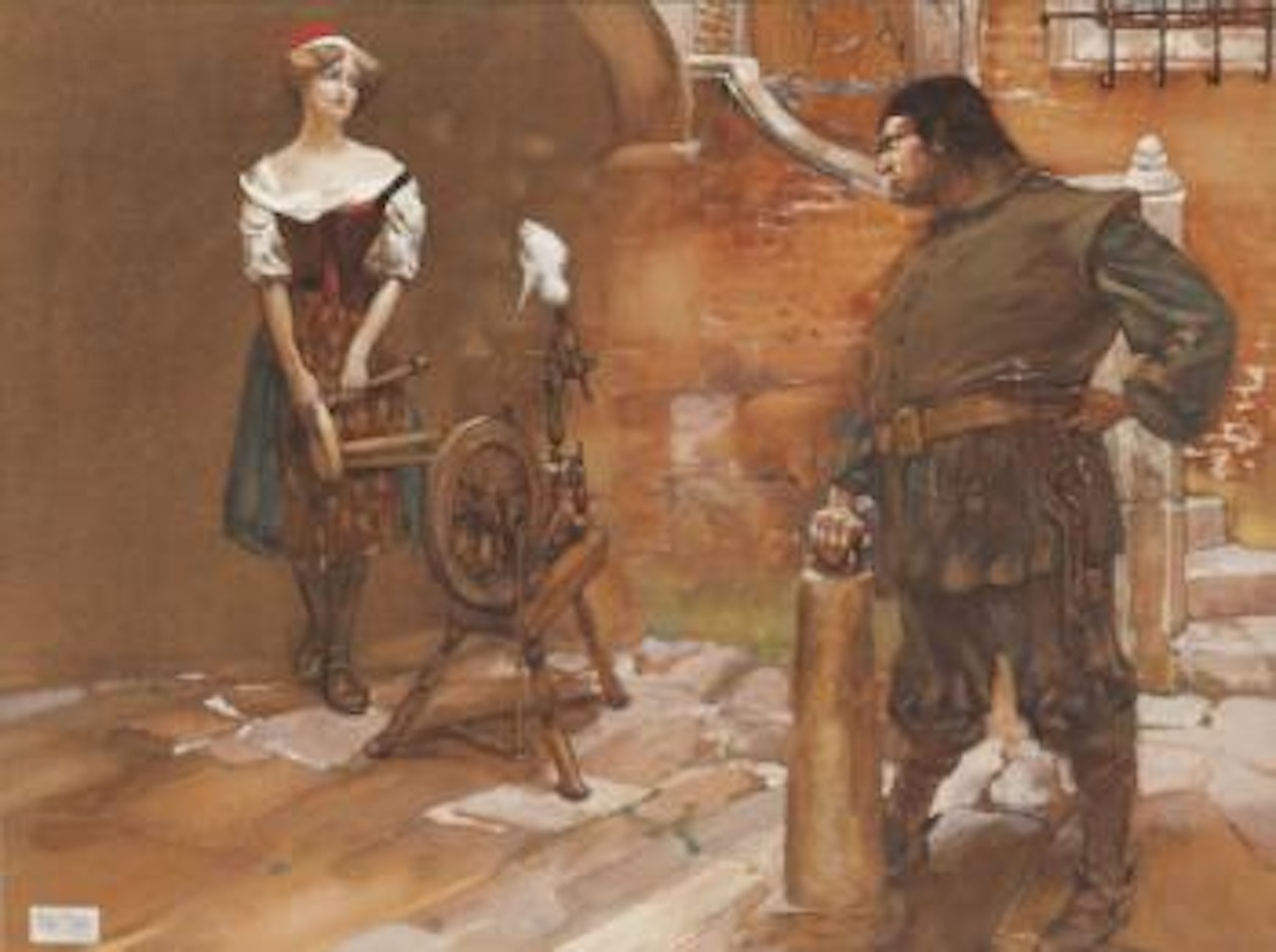The jailor by William Russell Flint