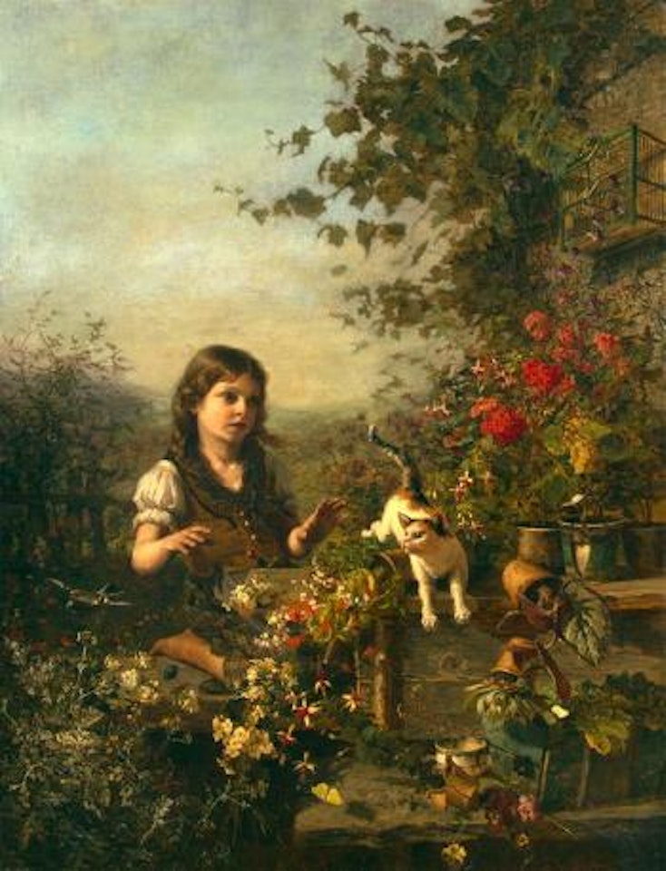 The Naughty Kitten by Olga Wisinger-Florian
