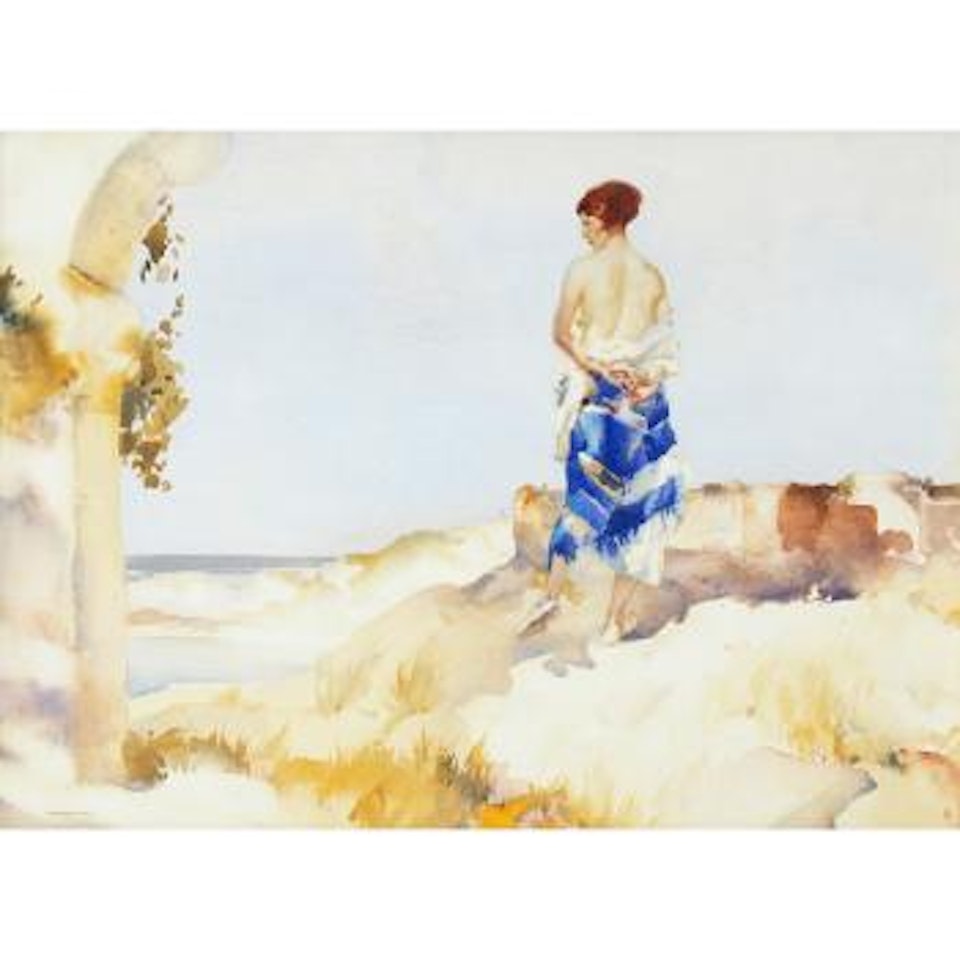 Barbarta amongst the ruins by William Russell Flint