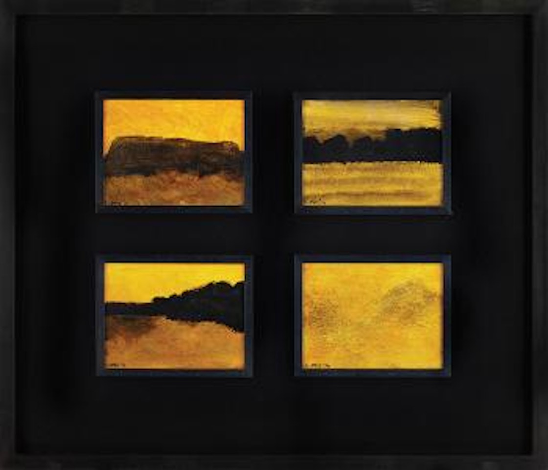 Landscape panels in memory of Daisy Le Cren by Colin Mccahon