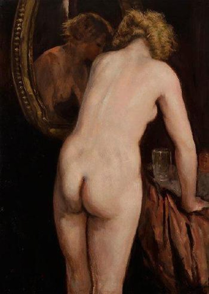 Nu au miroir by Emile Bernard
