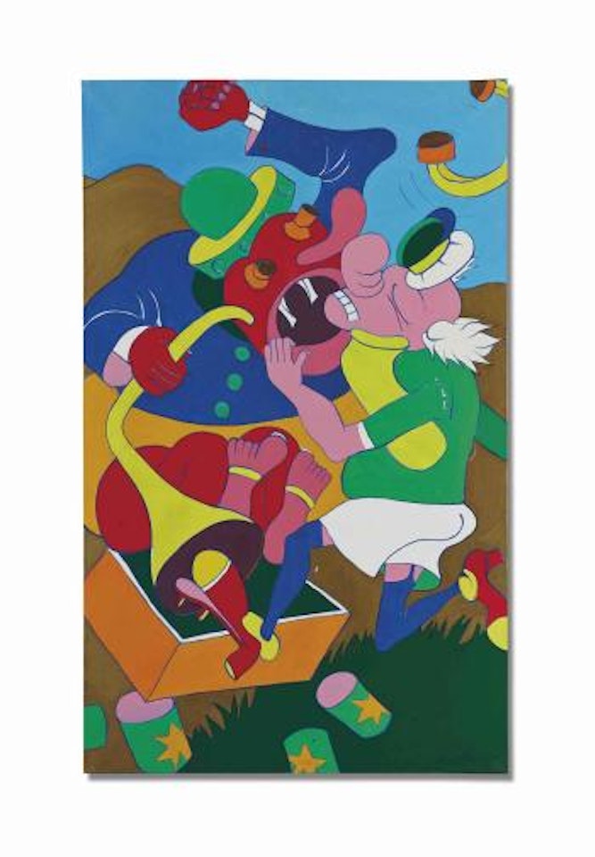 Captain Ka contre doc Dok by Bernard Rancillac