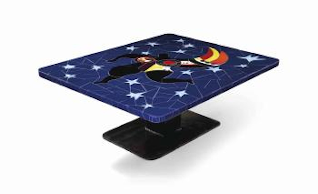 Table with Angel and Stars by Niki de Saint Phalle