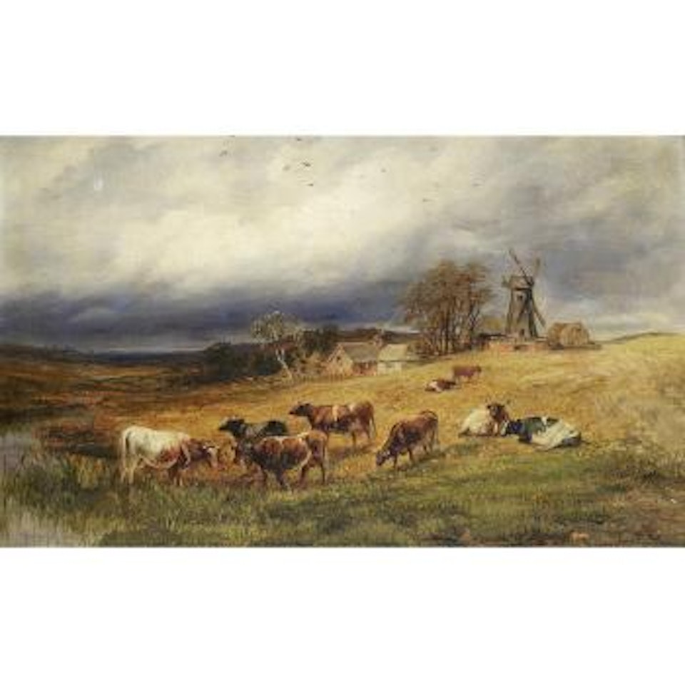 The approaching storm by Thomas Sidney Cooper