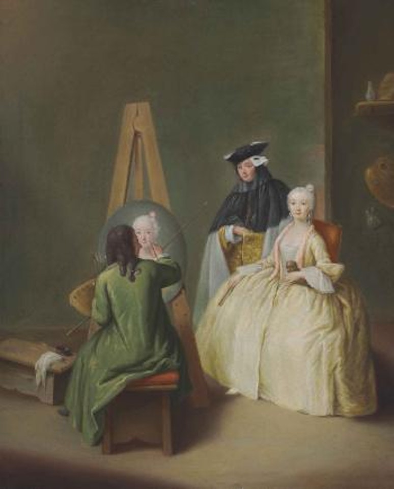 The painter's studio by Pietro Longhi