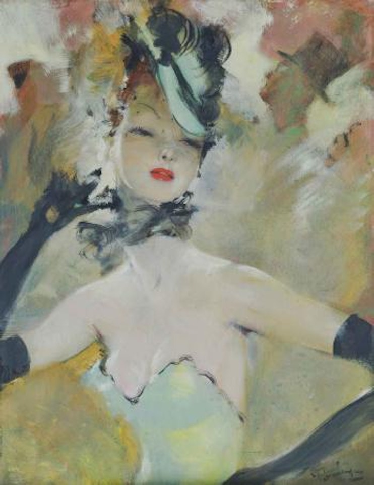 Portrait de jeune fille by Jean Gabriel Domergue