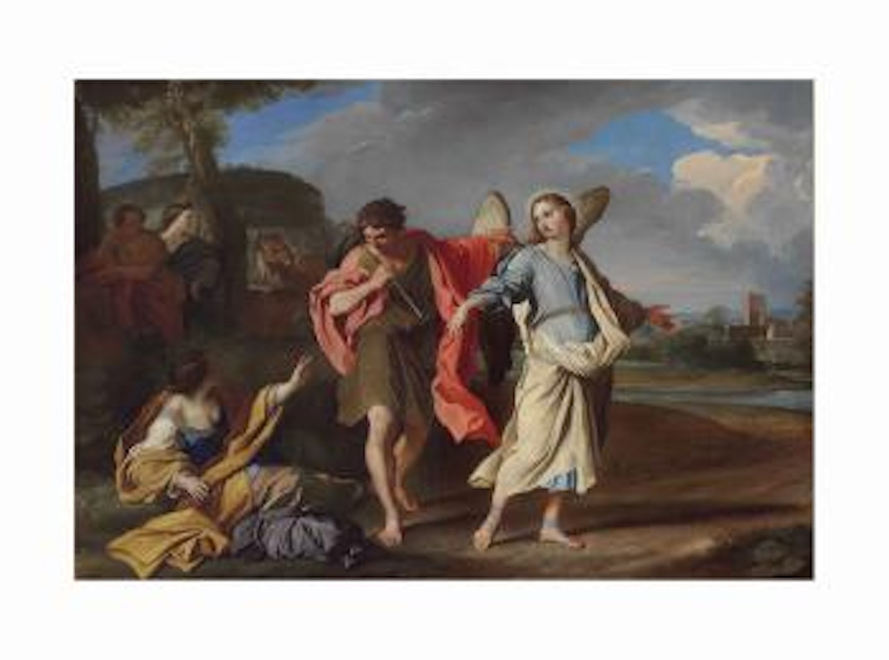 Tobias and the Angel by Attributed to Carlo Maratta