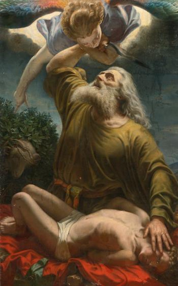Sacrifice of Isaac by Italian School