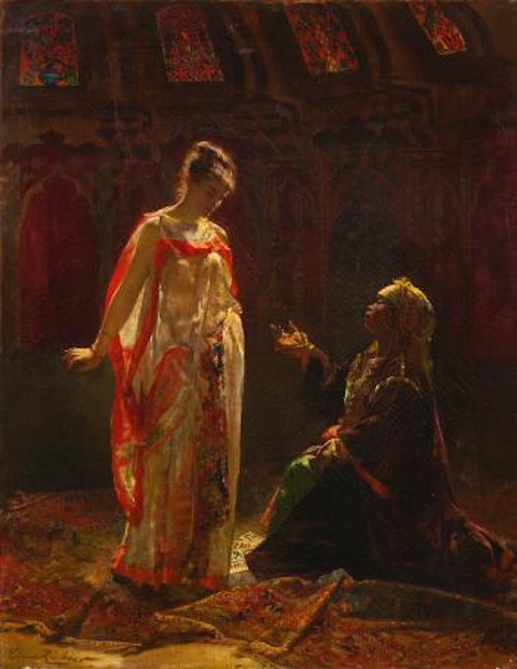 The Fortune Teller by Edouard Frederic W. Richter