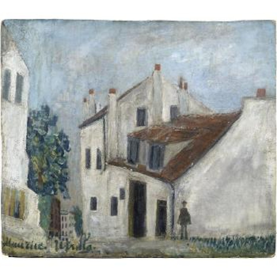 La maison de Mimi Pinson à Montmartre by Maurice Utrillo