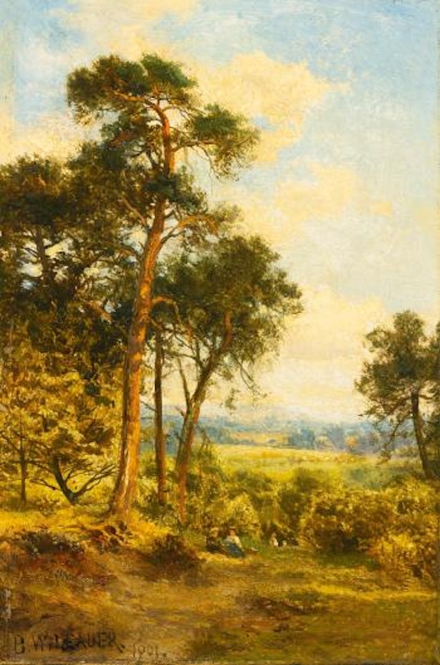 The Clearing in The Grove by Benjamin Williams Leader