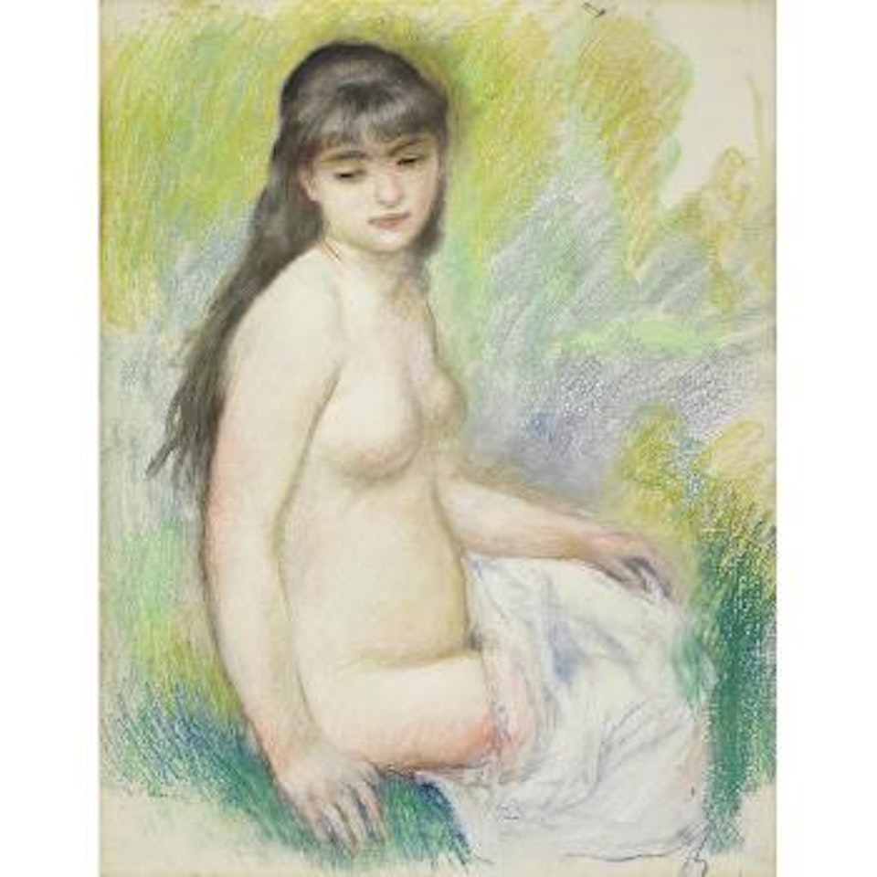 La baigneuse assise by Pierre-Auguste Renoir