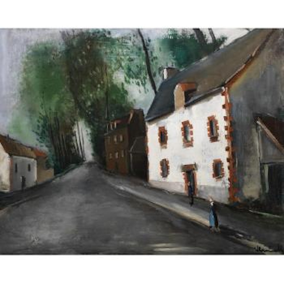 Rue de village by Maurice de Vlaminck