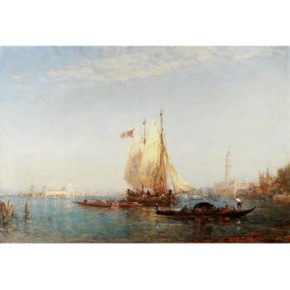 Le bassin, Venise by Félix Ziem